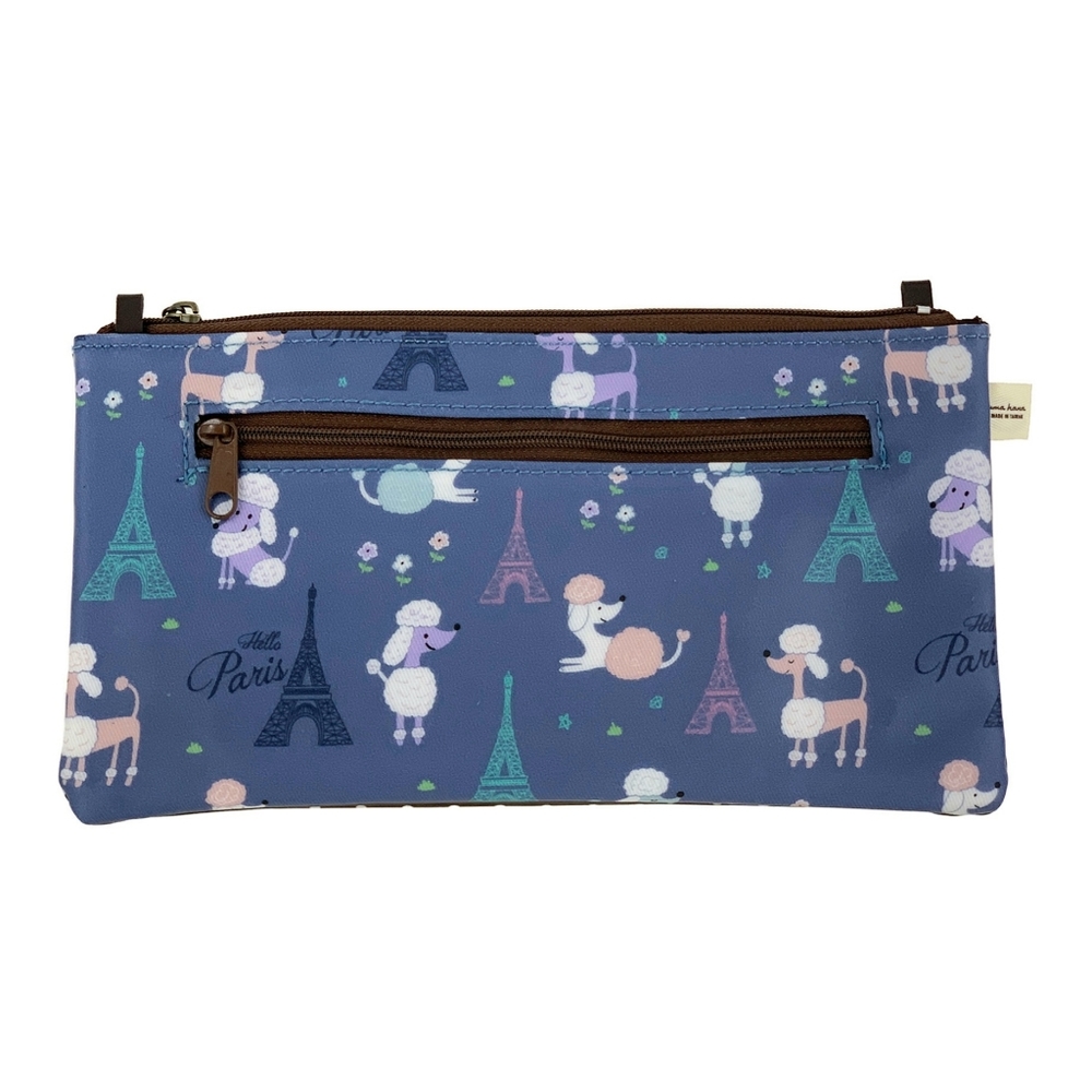 Waterproof Poodle Rectangular Crossbody Purse - Picture 2 of 10